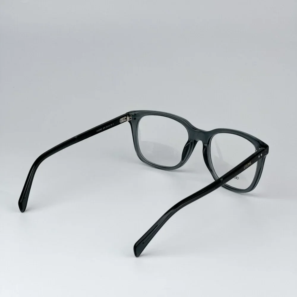 Celine CL50082I 090 BRAND NEW Eyeglasses Transparent Grey Blue Square Unisex